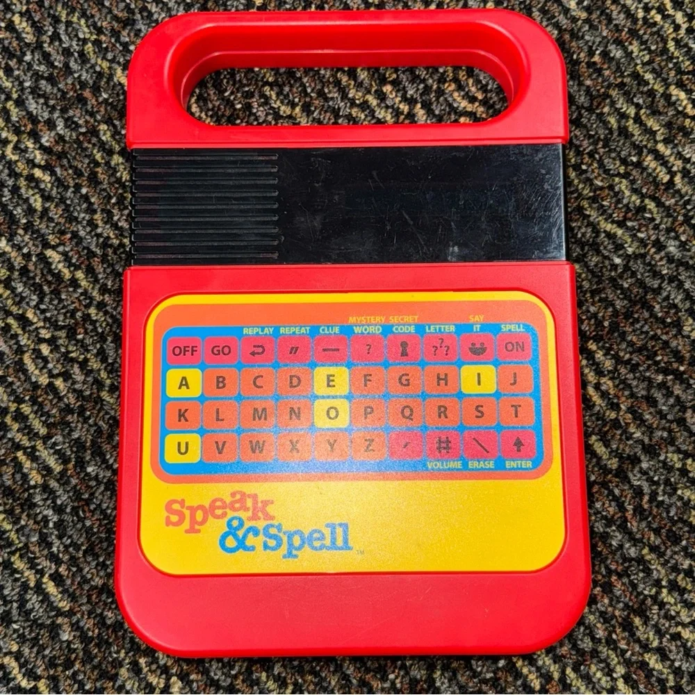 1978 Vintage Basic‎ Fun Speak & Spell Electronic Game - Item #09624*** WORKS!